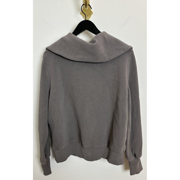 VARLEY Vine Ottoman Half Zip Pullover in Charcoal Size Medium - Picture 10 of 15